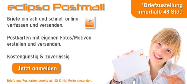 Briefe und Postkarten versenden