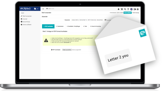 Write and send letters online